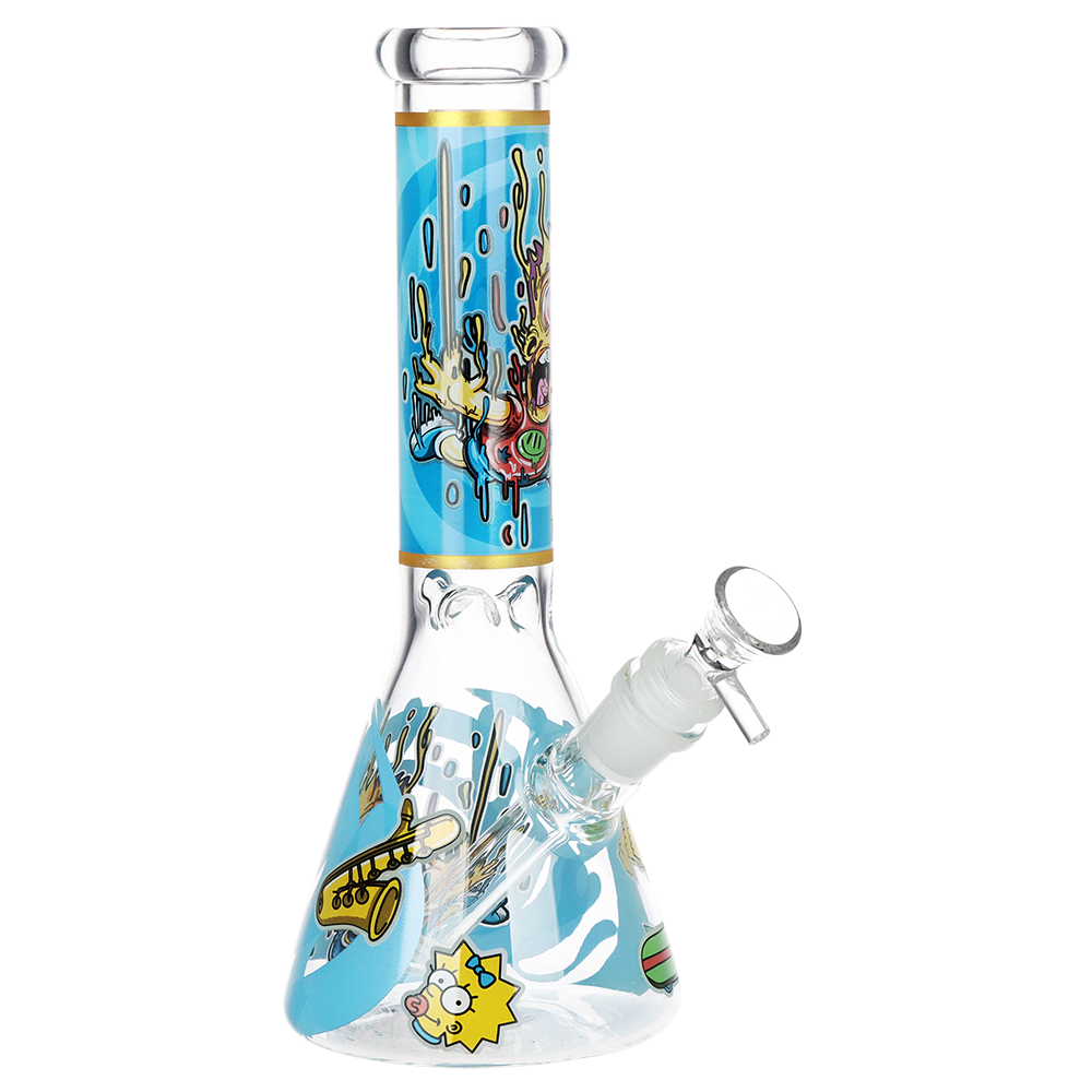 Don't Have A Cow Beaker Glass Water Pipe | 10" | 14mm F | Designs Vary