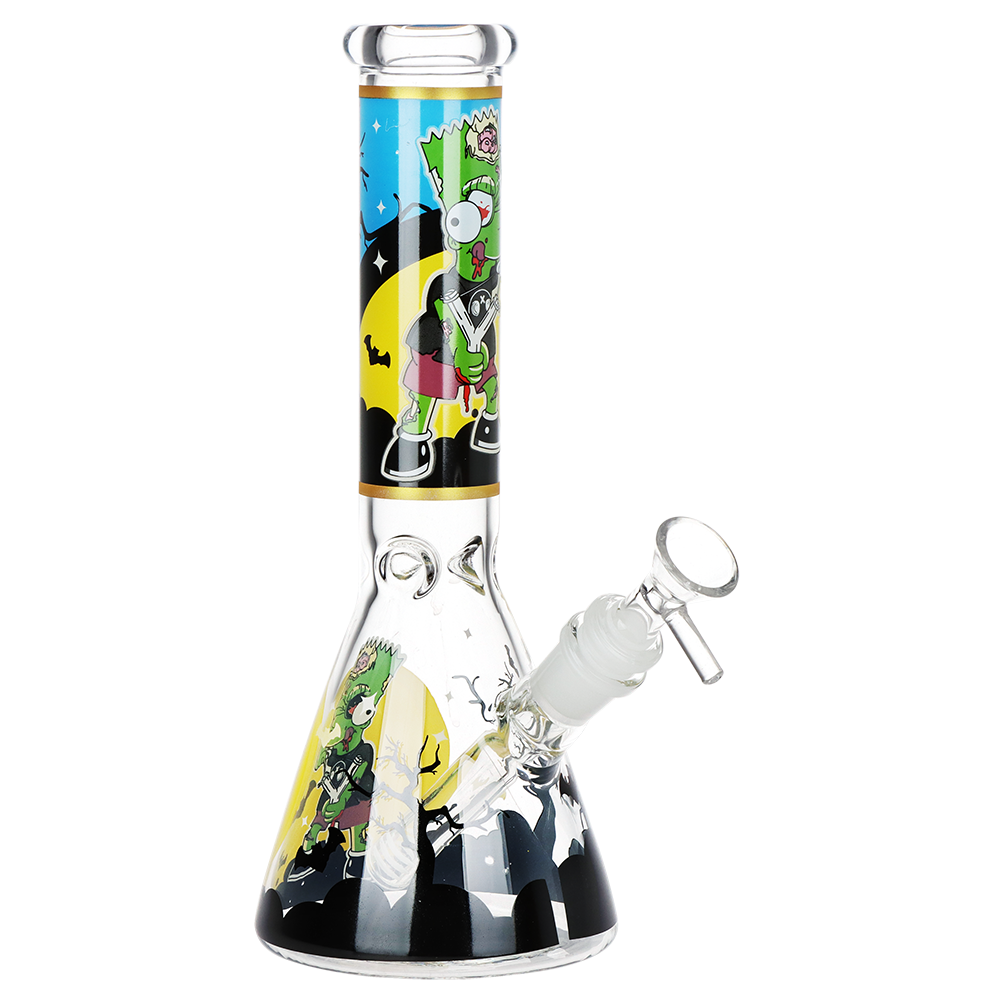 Don't Have A Cow Beaker Glass Water Pipe | 10" | 14mm F | Designs Vary