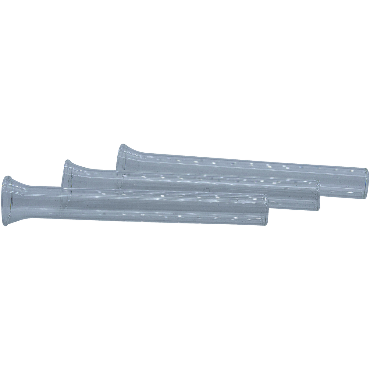 LA Pipes Borosilicate Glass Down-Stem for Grommet Joint Water-Pipes, Standard Size, Top View