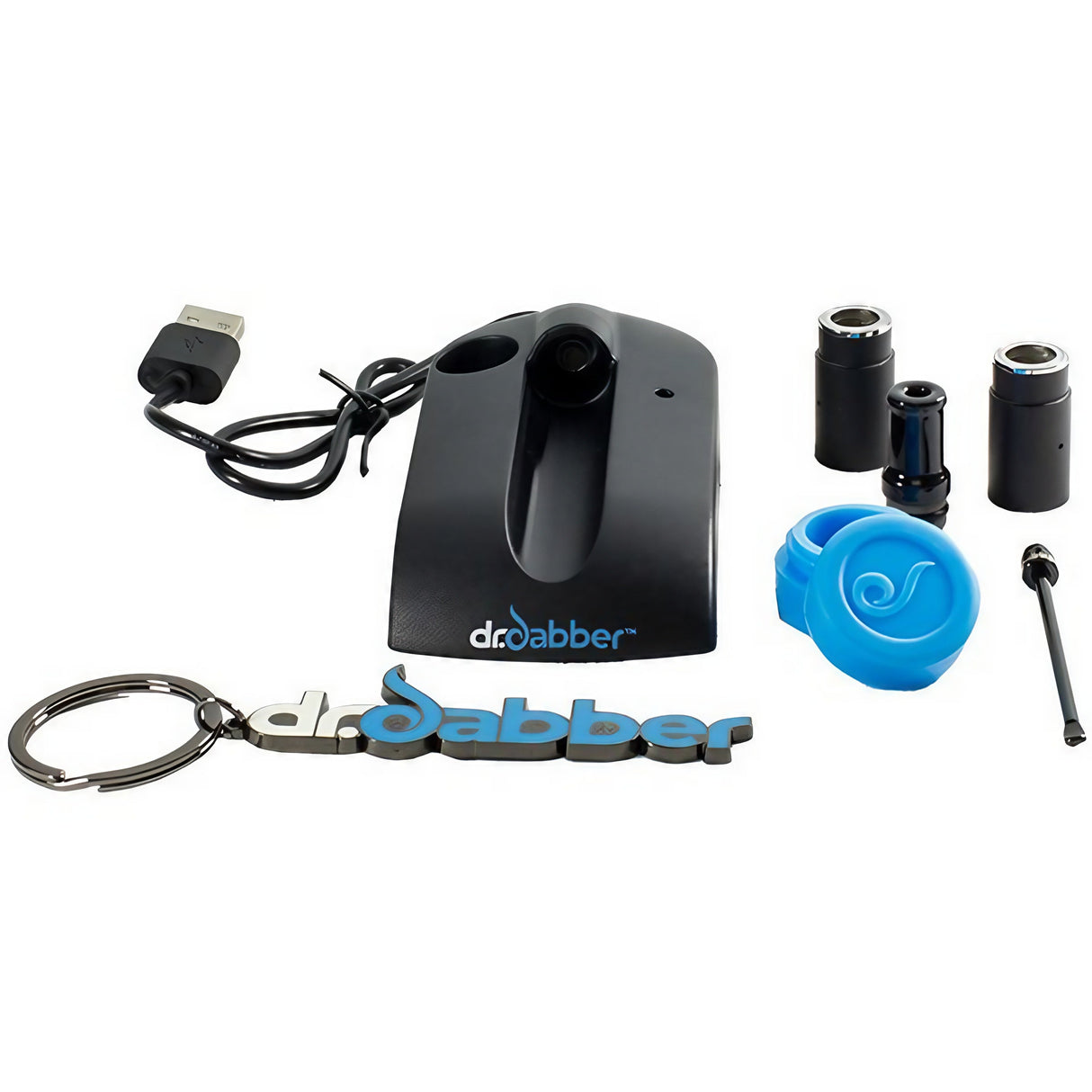 Dr Dabber Aurora Vaporizer Aaron Kai Edition with Ceramic & Quartz Coils and Keychain