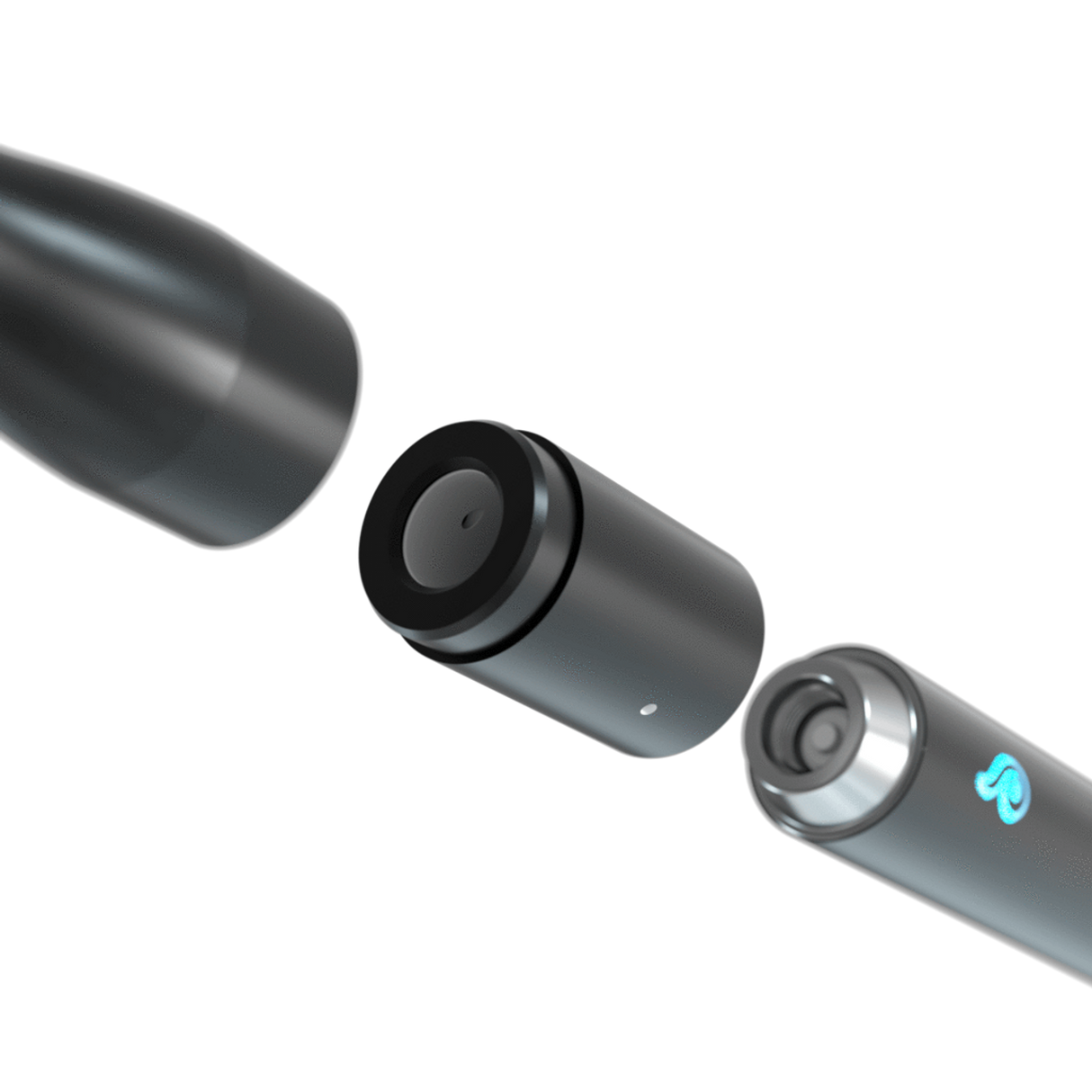 Dr Dabber Stella Vaporizer Pen Kit for concentrates, sleek steel design, battery-powered, portable