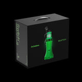 Dr. Dabber Switch Vaporizer - Limited Edition Green Glow beside Packaging