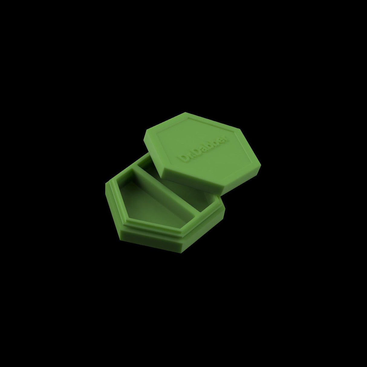 Dr. Dabber Switch Vaporizer - Green Glow in the Dark - Limited Edition on Black Background