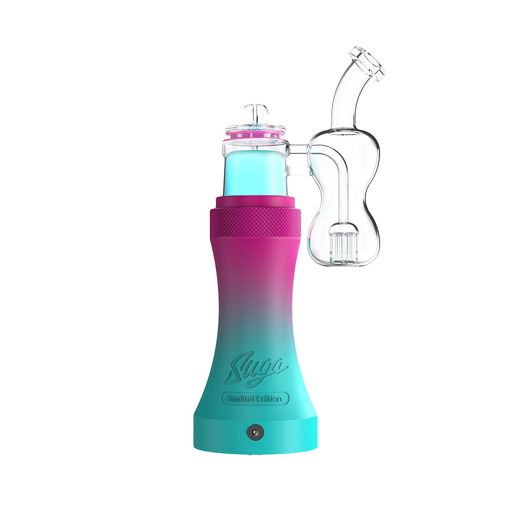 Dr. Dabber Switch™ Limited Edition Suga Sean vaporizer with glass attachment, front view