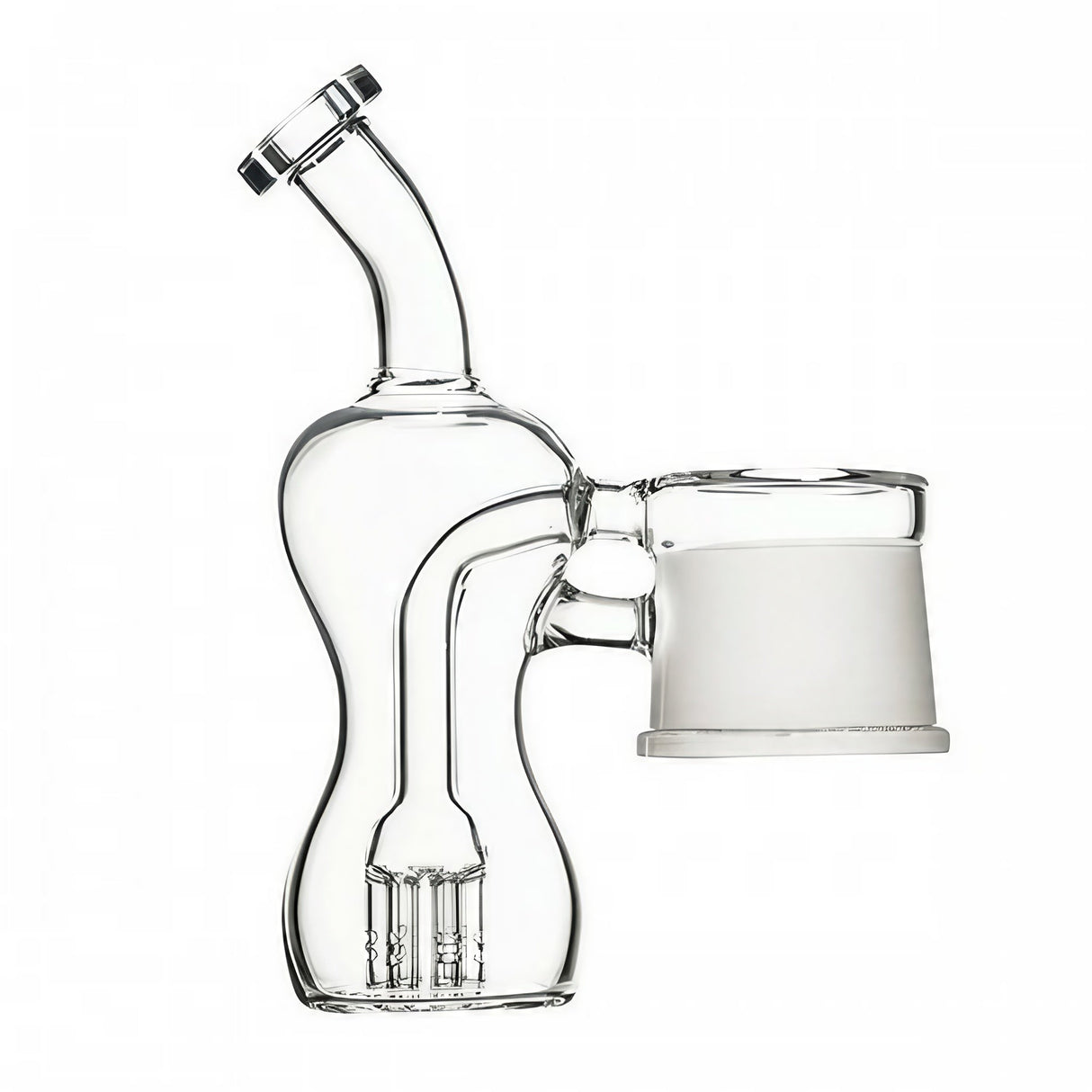 Dr. Dabber Switch™ - Portable E-Rig with Ceramic Insert and Quartz Bucket - Side View
