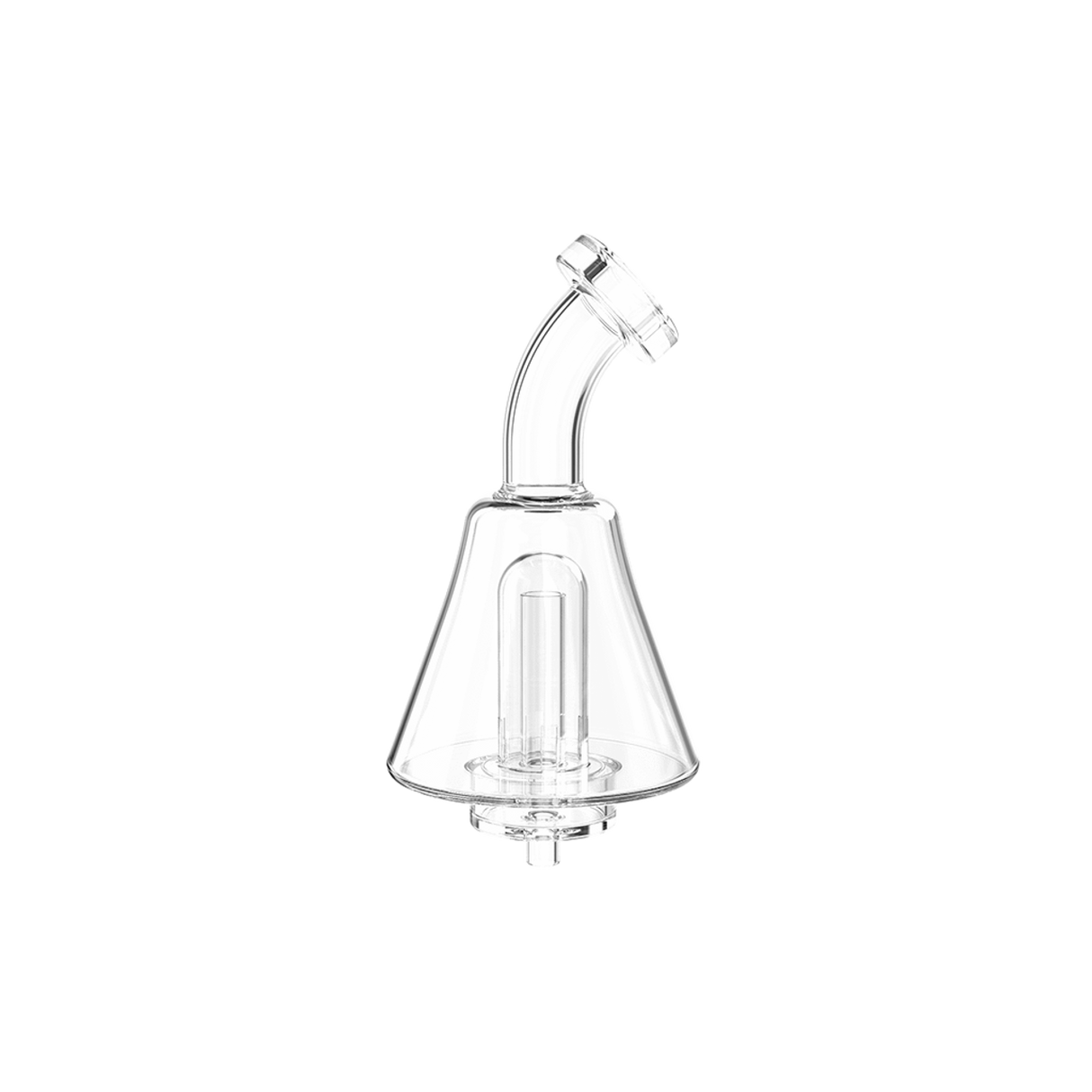 Dr Dabber Boost Evo Replacement Glass Attachment, Borosilicate Clear Glass, Front View