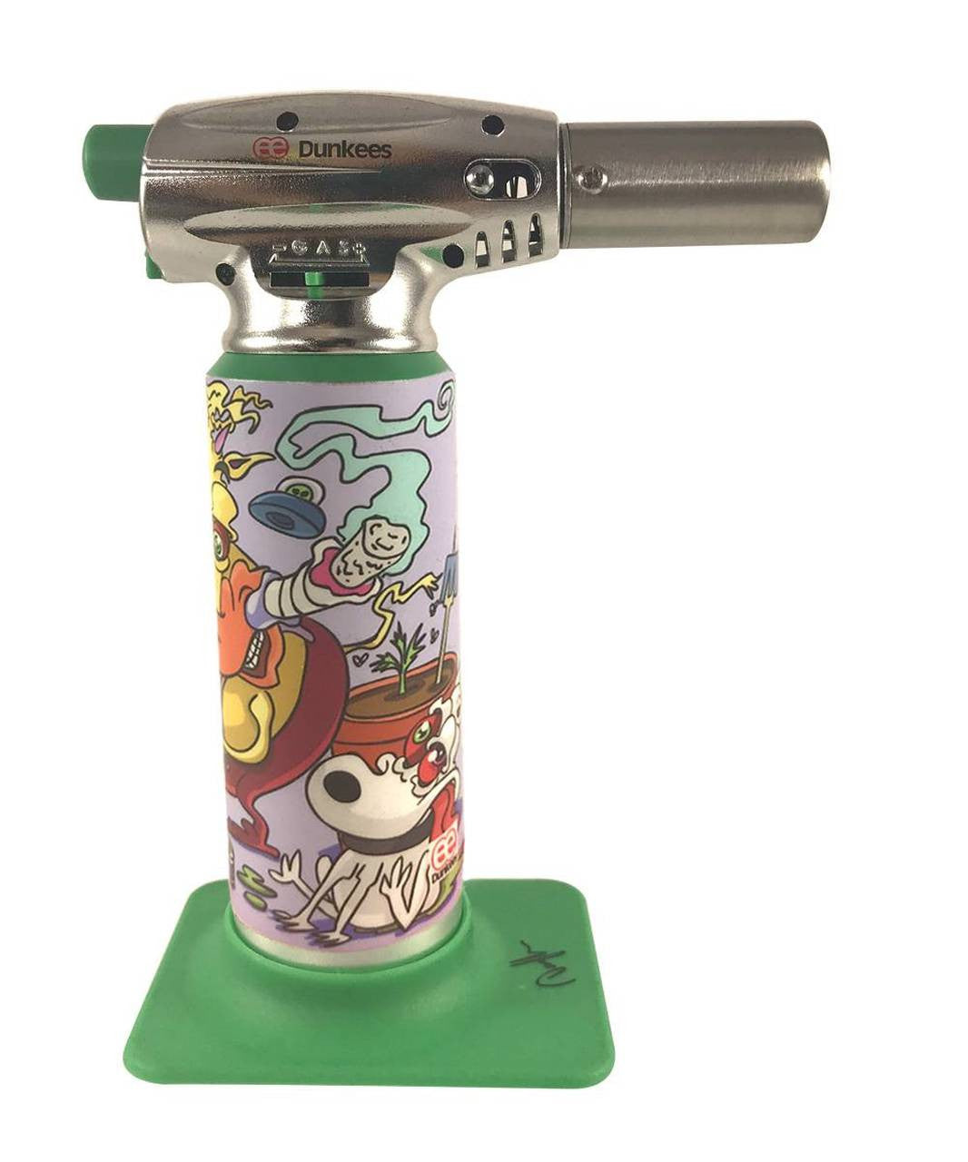 Dunkees Custom 6" Torch - Old School Way, Front View on White Background