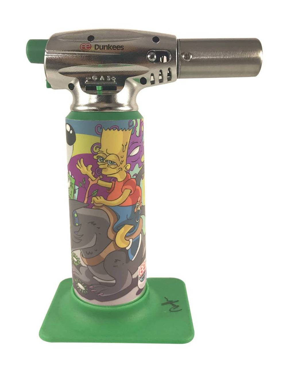 Dunkees Custom 6" Torch - Snowball with Colorful Cartoon Artwork - Front View