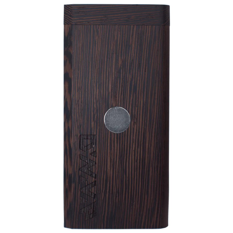 DynaVap DynaStash in Wenge wood, Medium and Extra Large, front view on white background
