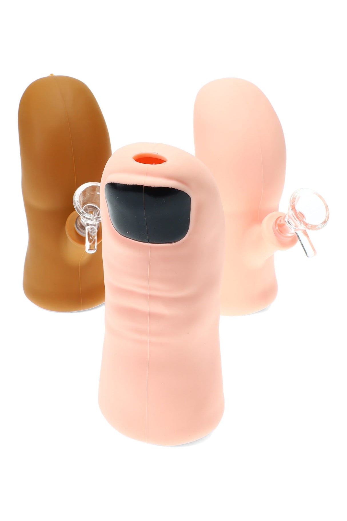 6" Silicone Thumb Water Pipe