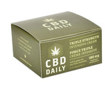 Earthly Body CBD Daily Triple Strength Cream 1.7oz display box on seamless white background
