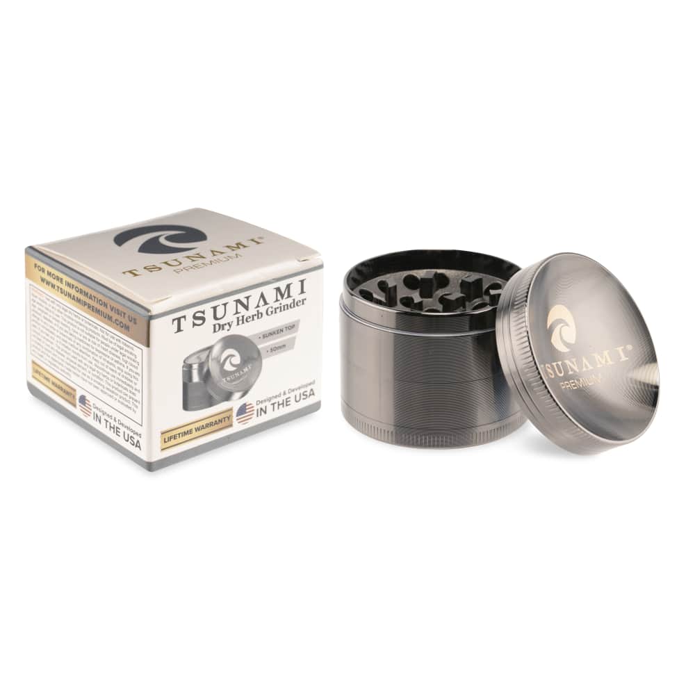 Tsunami Sunken Top 2" 4-Piece Grinder