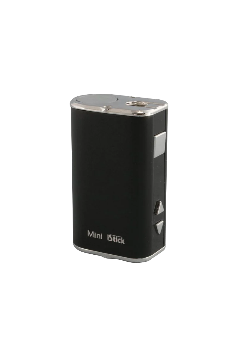 Eleaf iStick Mini 10W Digital Mod Battery in Black, front view, compact and portable design