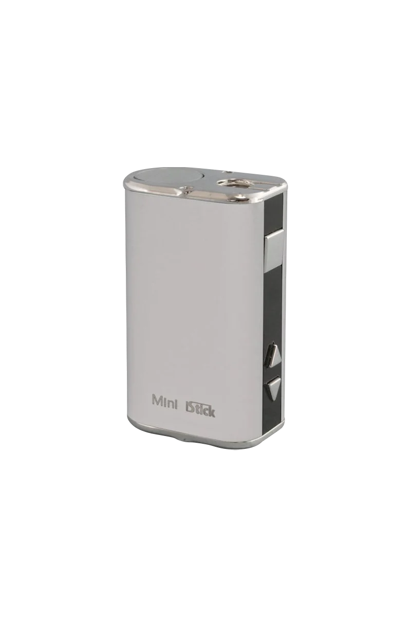 Eleaf iStick Mini 10W Silver Digital Mod Battery side view for vaporizers