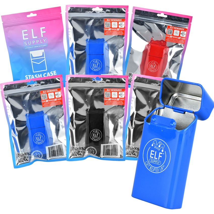 ELF Supply Aluminum Stash Case | Assorted Colors | 6ct Box