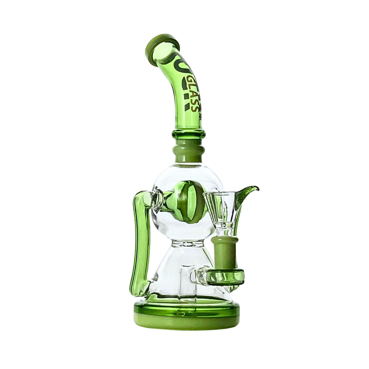 Emerald Orbit 10” Rock Glass Dab Rig
