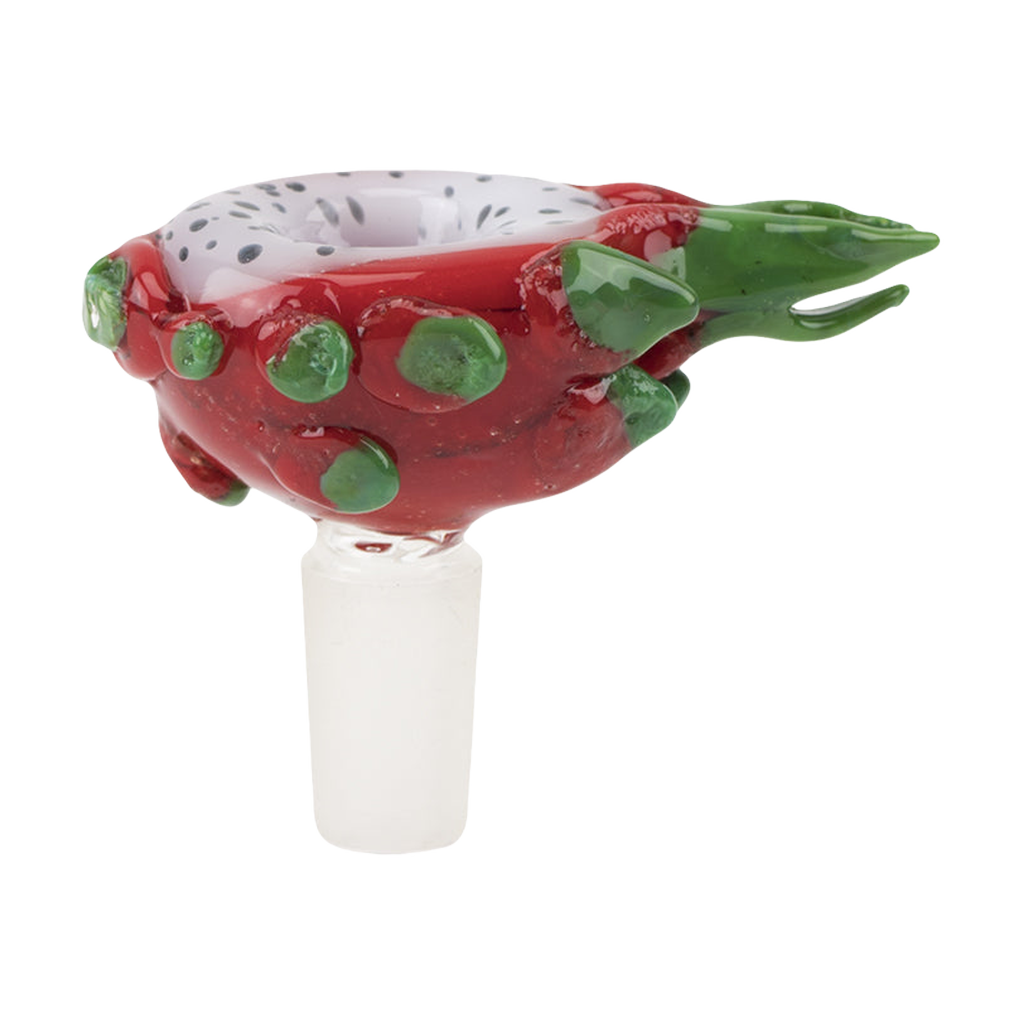 Empire Glassworks 14mm Male Dragon Fruit Bowl Slide for Bongs, Borosilicate Glass, Front View