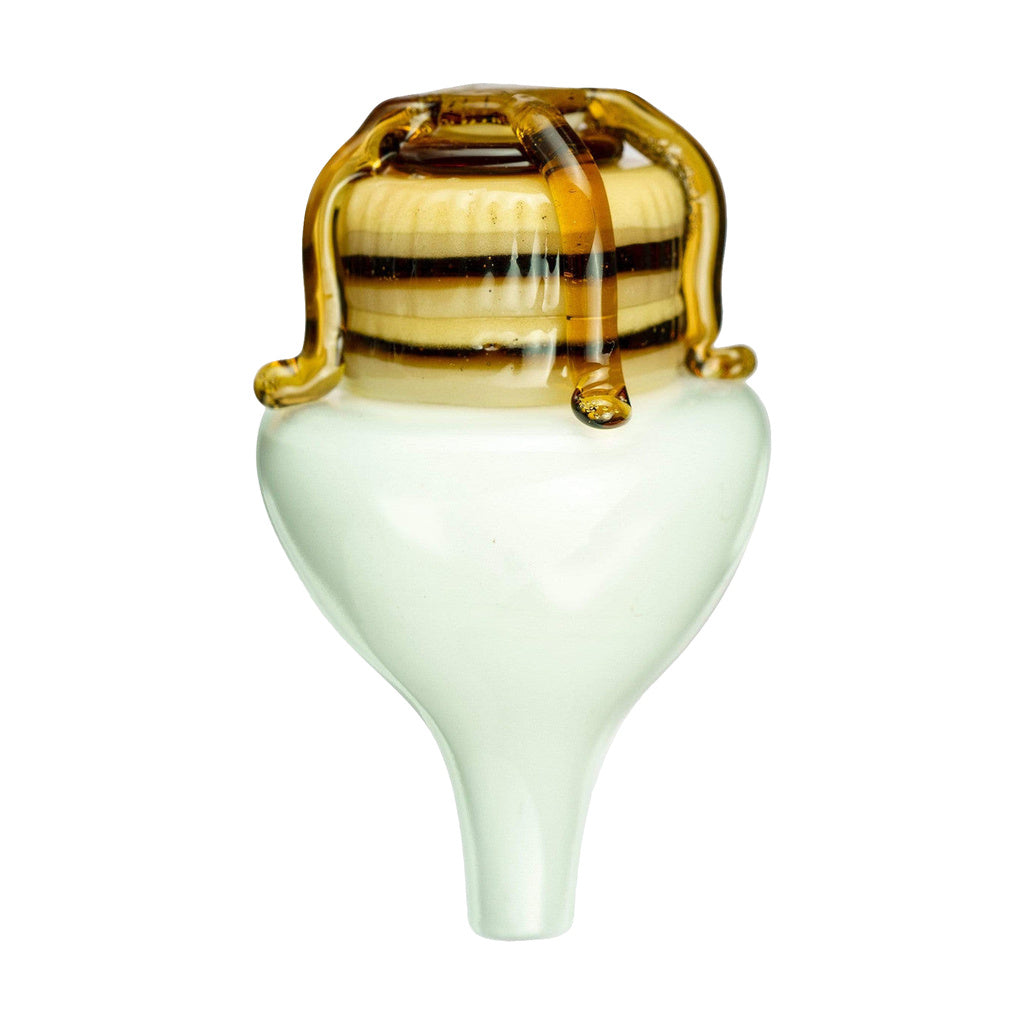 Empire Glassworks - Pancake Stack Bubble Cap for Bongs, Front View on White Background