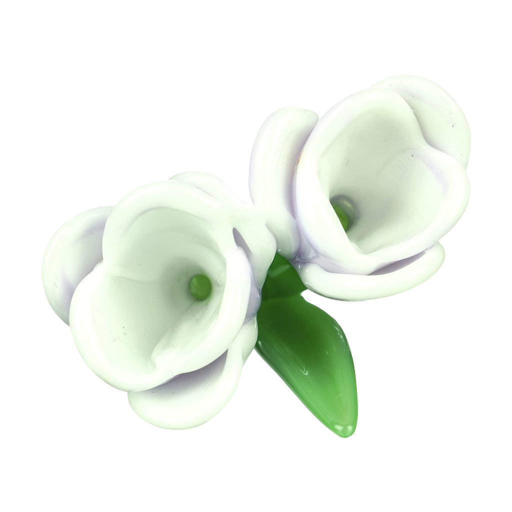 Empire Glassworks 'Dualip' Double Tulip Bowl Piece for Bongs, Borosilicate Glass, Top View