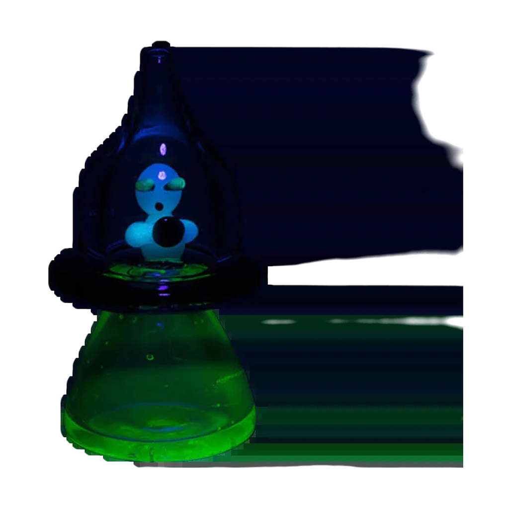 Empire Glassworks Glow in the Dark Martian Carb Cap, 30mm Borosilicate Glass