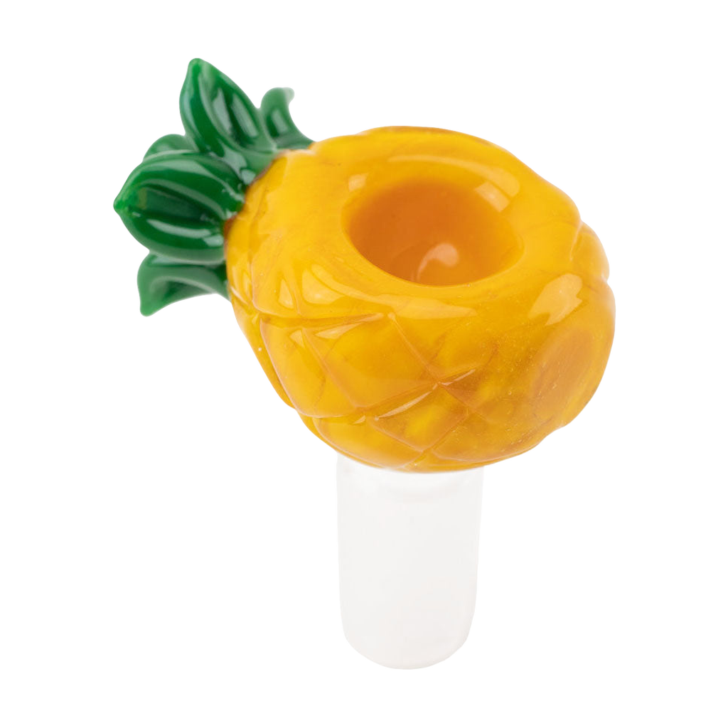 Empire Glassworks Pineapple Bowl Slide, 14mm Male Joint, Borosilicate Glass, Front View