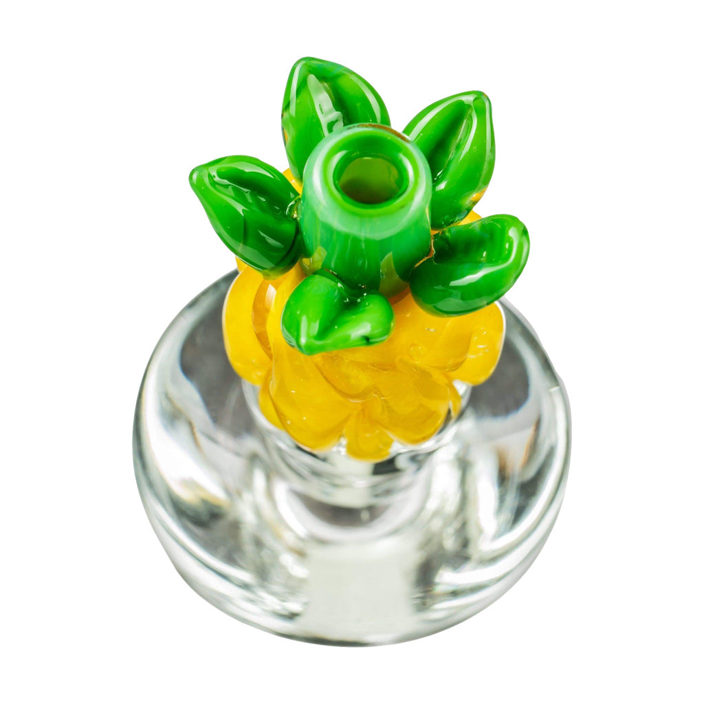 Empire Glassworks Pineapple Carb Cap, Heady Borosilicate Glass, Top View