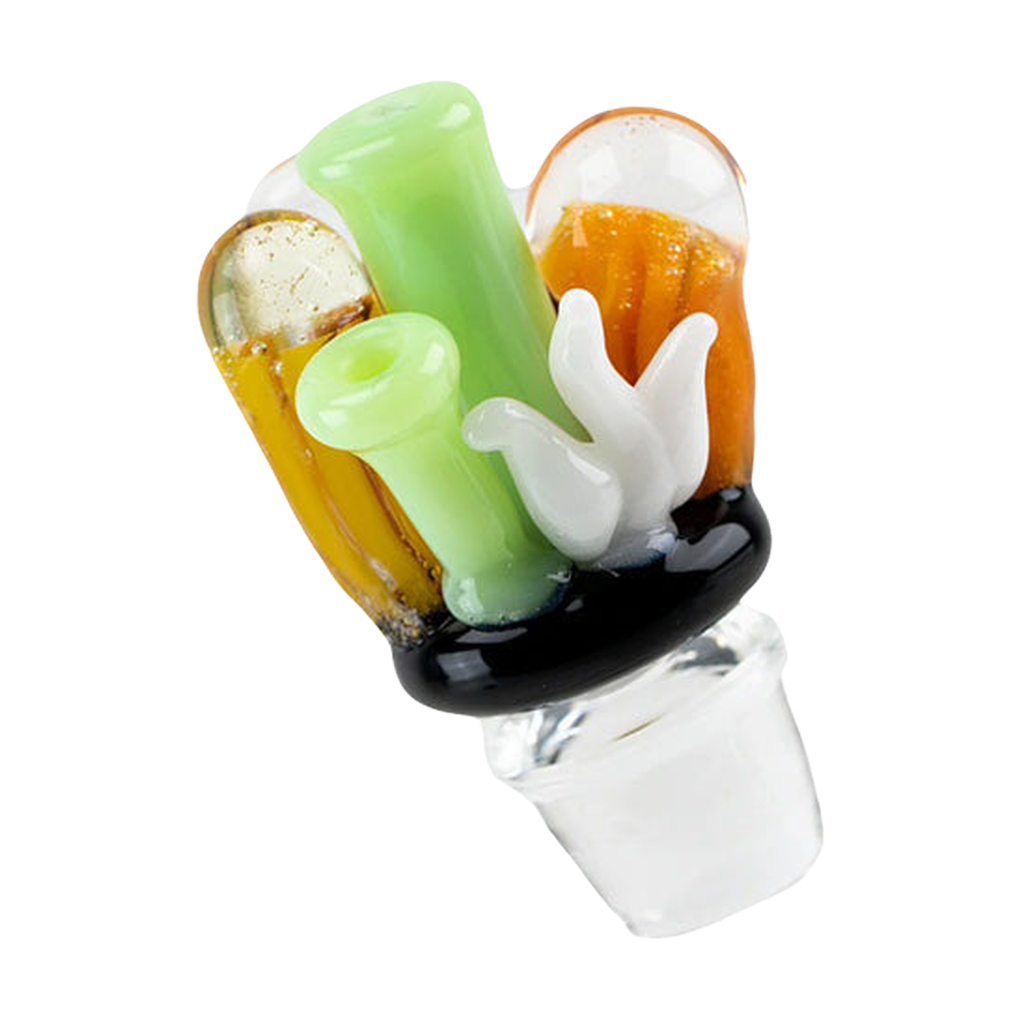 Empire Glassworks Puffco Peak Pro Carb Caps collection, 12mm, featuring colorful, handcrafted glass designs.
