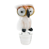 Empire Glassworks Owl Carb Cap for Puffco Peak Pro, 12mm Borosilicate Glass, Front View