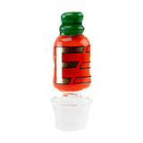 Empire Glassworks Sriracha-themed Puffco Peak Pro Carb Cap, 12mm, Front View on White Background