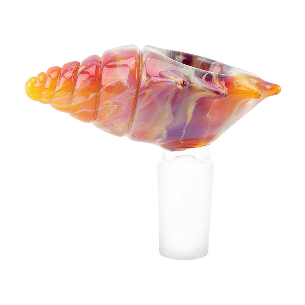 Empire Glassworks 14mm Seashell Bowl Slide, Borosilicate Glass, Front View