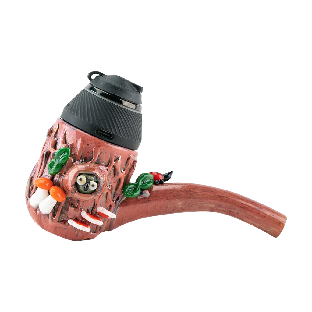 Empire Glassworks Sherlock Hootie Attachment for Puffco Proxy, detailed owl design, side view