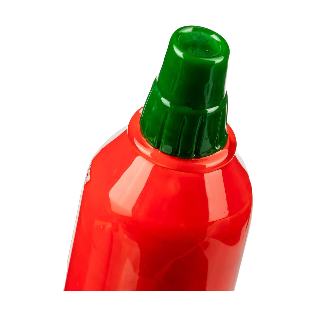 Empire Glassworks Sriracha Bottle Glass Attachment for PuffCo Peak & Pro, Fun Novelty Design