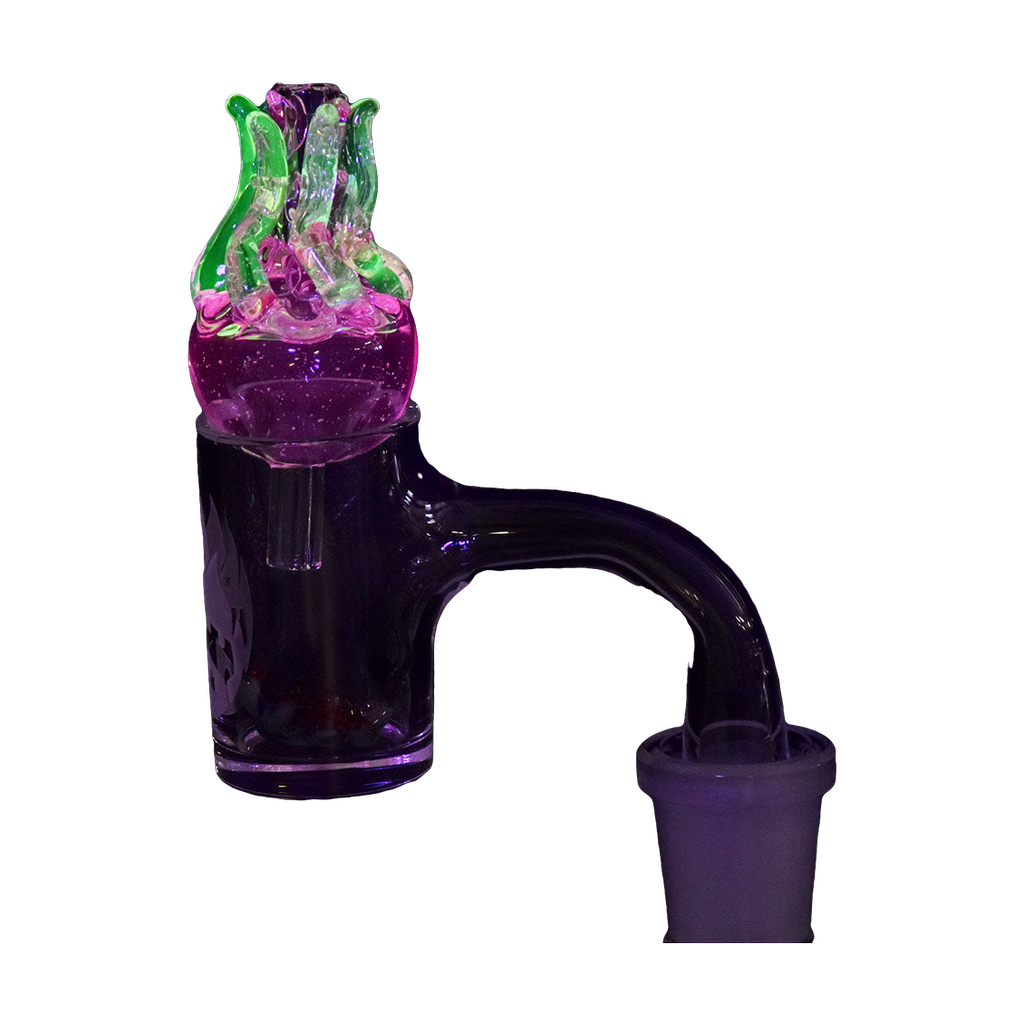 Empire Glassworks Mini Recycler Rig | Under the Sea | Jellyfish Carb Cap