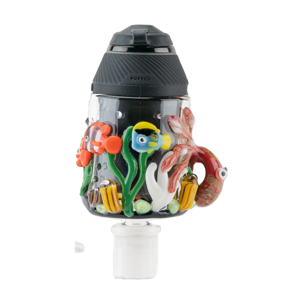 Empire Glassworks Under the Sea 14mm Water Pipe Attachment for Puffco Proxy, ocean-themed design