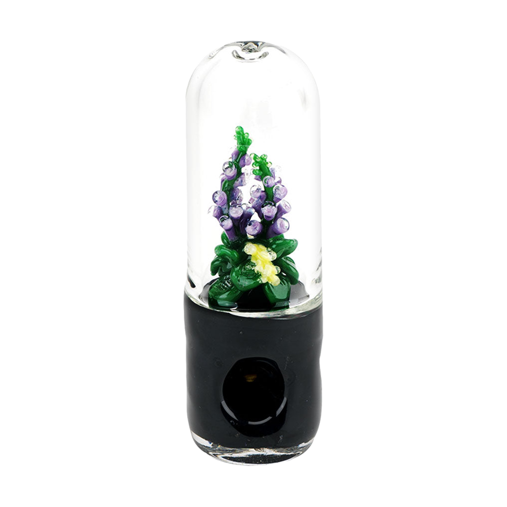 Empire Glassworks UV Reactive Dry Pipe - Purple Foxglove – DankGeek