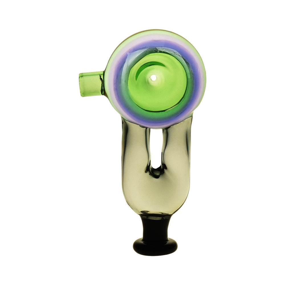 Euphoric Ecstasy 3.5" Hand Pipe with Unique Artwork, Front View on White Background