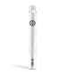 Exxus Plus VV Cartridge Vaporizer in Pearl White with sleek design for concentrates, front view