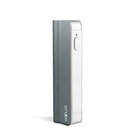 Exxus Snap Variable Voltage Vaporizer for Concentrates in Gunmetal, Front View on White Background
