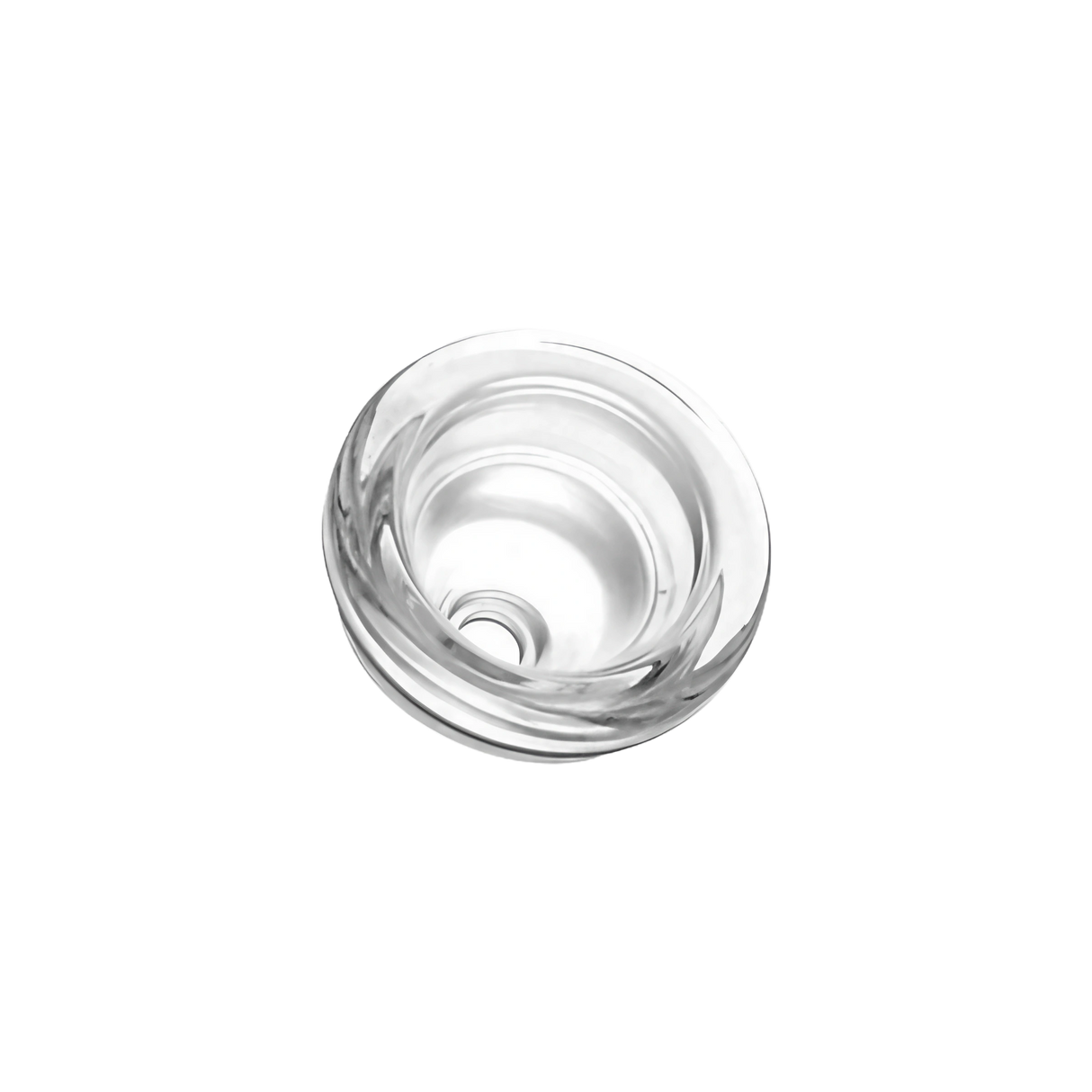 EYCE Borosilicate Glass Bowl for Spoon & Hammer, durable design, top view on white background