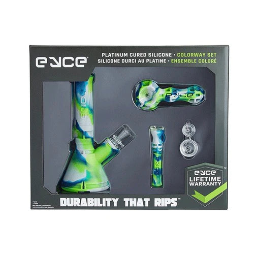 Eyce Colorway Boxed Set in Pacific North West with Silicone Bong and Accessories