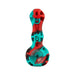 Eyce Spoon hand pipe in Coralsnake design, made of silicone and borosilicate glass, portable and durable