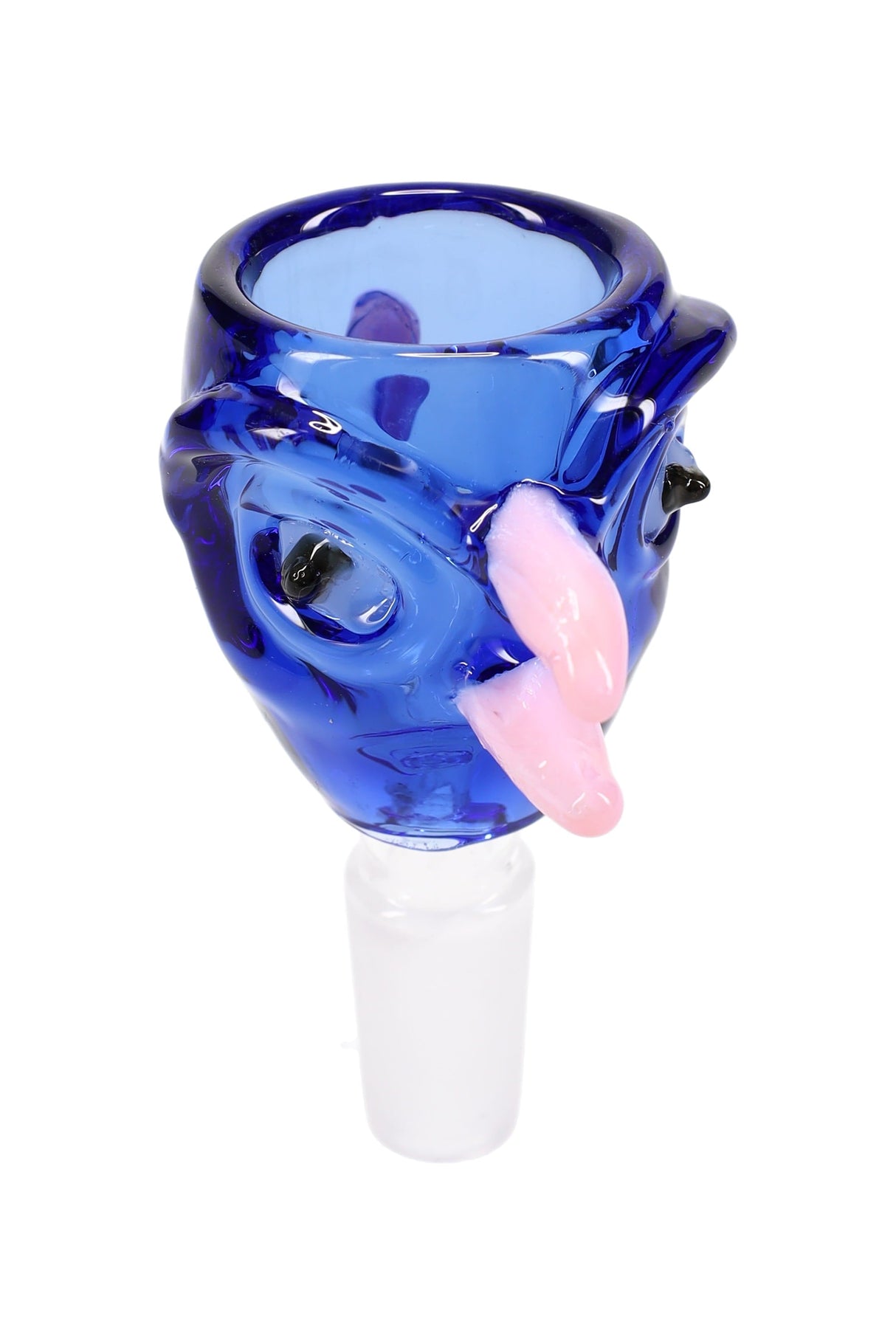 Glass-on-Glass 14.5 mm Male Bird Bong Bowl “Sky Beak”