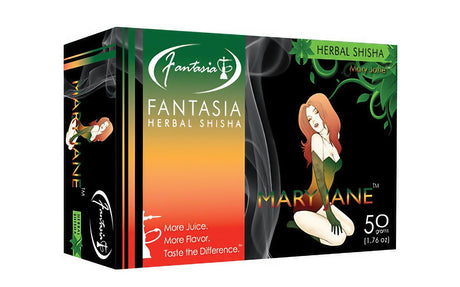 Fantasia Herbal Shisha 50g 10-pack Display Box - Mary Jane Flavor