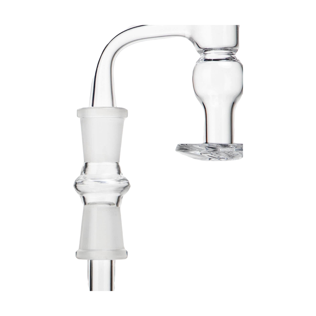 PILOTDIARY 14mm Female to Female Glass Adapter, Close-up Side View, 2-Piece Set for Bongs