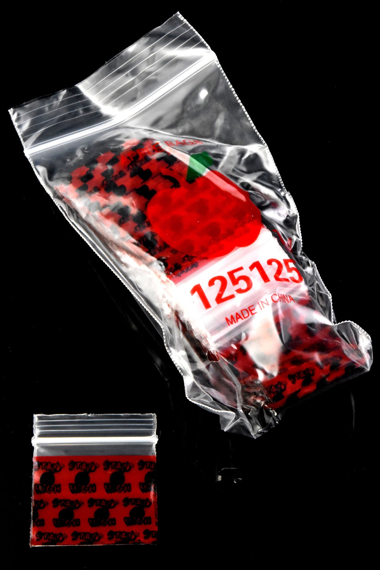 Design Mini Zip Baggies – 1 ¼″ × 1 ¼″ – 1000 Pack