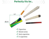 Weedgets Tic-Toke Small Filter Tips 5-Pack - Reusable & Washable for Smoother Hits