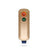 Firefly 2+ Vaporizer in Gold, front view, portable design for dry herbs, with glowing heat indicator