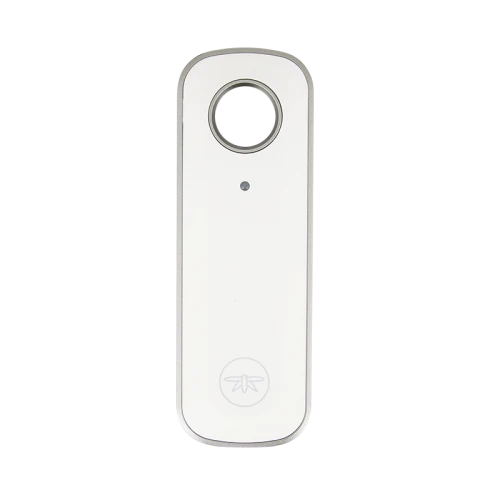 Firefly 2 Top Lid in White - Quartz Material, Front View for Vaporizers