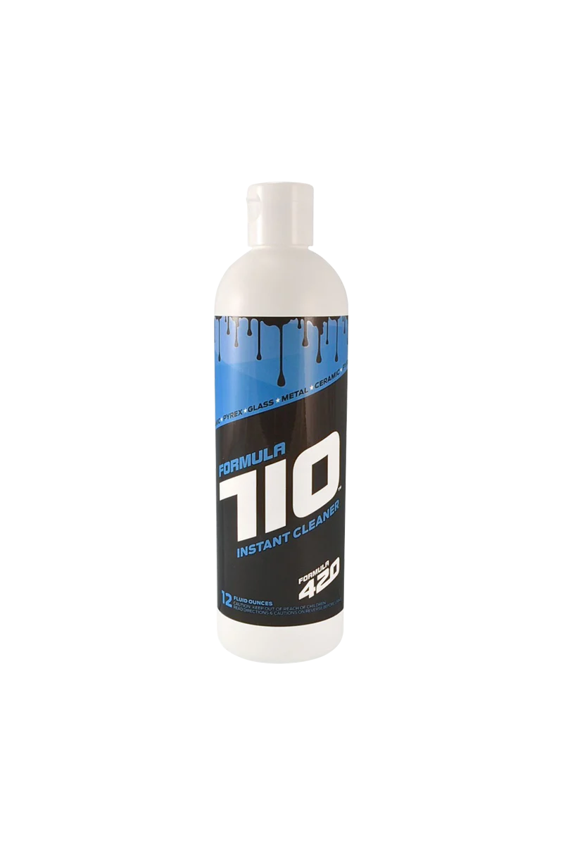 Formula 710 Instant Cleaner by Formula 420, 12 oz bottle for bong maintenance, front view