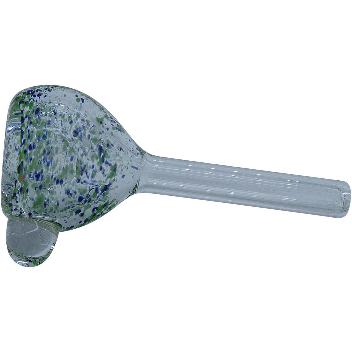 LA Pipes Frit Bubble Bowl Pull-Stem Slide in Assorted Colors, 10mm Grommet Joint